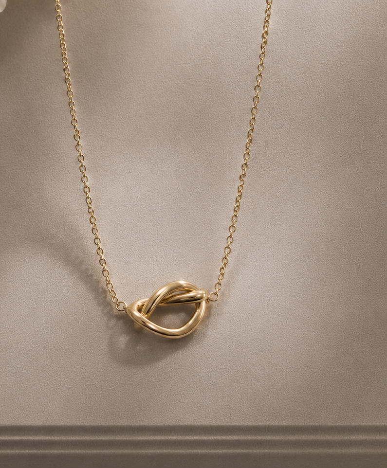 The Heart Knot neckline