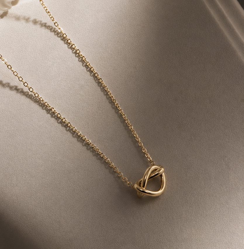 The Heart Knot neckline