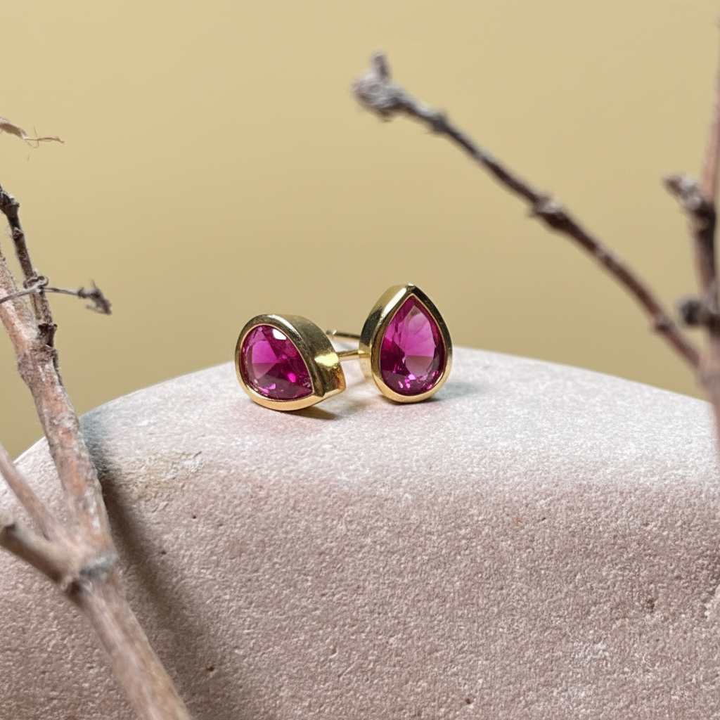 グロリア ウォータードロップ イヤリング